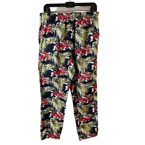 Tommy Bahama Men’s Floral Elastic Drawstring Lounge Sleep Hawaiian Pants Medium - Picture 6 of 9
